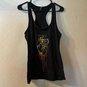 Bleeding Heart tank top size large